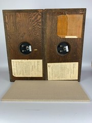 PAIR OF CLOTH GRILLs for ACOUSTIC RESEARCH AR4/4X -99% LIKE ORIGINAL-100% FITS