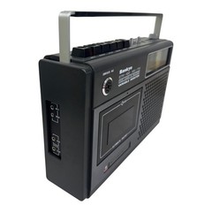 FOR PARTS/REPAIR Sankyo STR-100 AM/FM Radio Cassette Recorder Vintage Japan