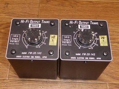 TANGO FW-20-14S Output Transformer Pair Tube Amp 14k SE 801A Tested Japan