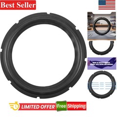 10Inch Rubber Speaker Edge Surround Ring for Subwoofer Repair Black