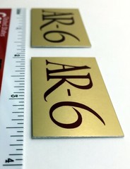 AR-6 Acoustic Research Speaker Badge Logo Emblem PAIR