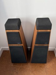 Epicure 3.0 Pyramid Speakers -3 Way – 10″ & 6″ Woofers Mid Century Modern Mcm