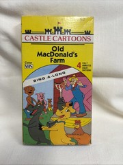Castle Cartoons Old McDonald VHS Tape 1987