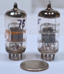 6DJ8 AMPEREX 6922 ECC88 TRIODE MATCHED 82% GLOBE HOLLAND AUDIO AMPLIFIER TUBE S