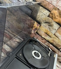 Panasonic SE-3509 Stereo with AM/FM Tuner, Vinyl Turntable and Cassette Player
