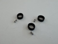 3x Dual Turntable 1219 1229 1229Q washer/sleeve and balls for Multi Selector