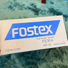 FOSTEX FE164 6.5″ Double Cone Full Range Speaker Driver Pair w/Box Unused Tested