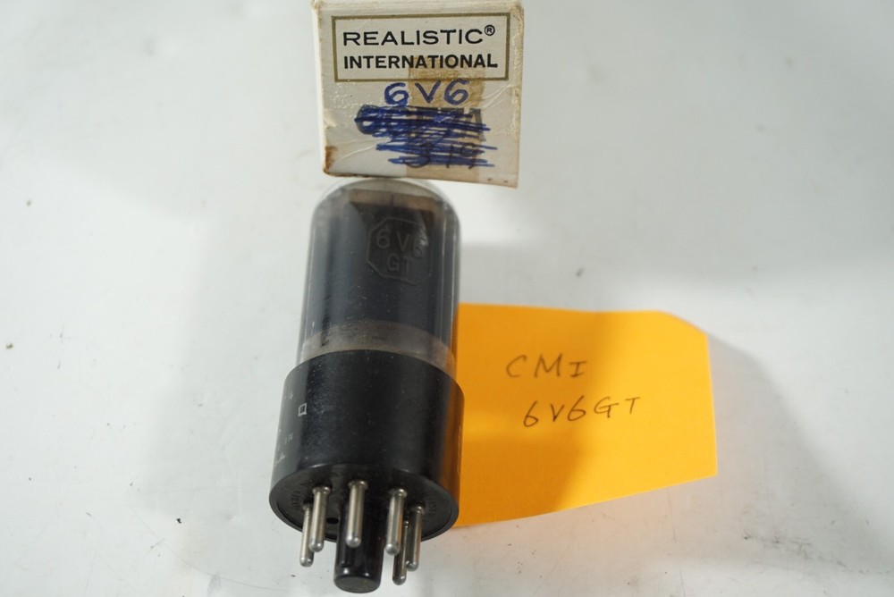 CMI 6V6GT RADIO VACUUM TUBES, TESTED, FREE 2-3 Day Ship!!!