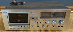 Vintage Akai GXC-750D Stereo Cassette Deck Turns On Parts Only AS IS Japan