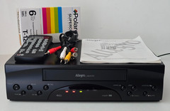 (EXCELLENT)Allegro by Zenith ALG410 4Head VHS VCR Player Recorder Tested/Working