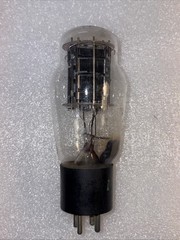 Sylvania JAN CHS 2A3 Dual Flat Plate Vacuum Tube Amplitrex Tested 86% Rare