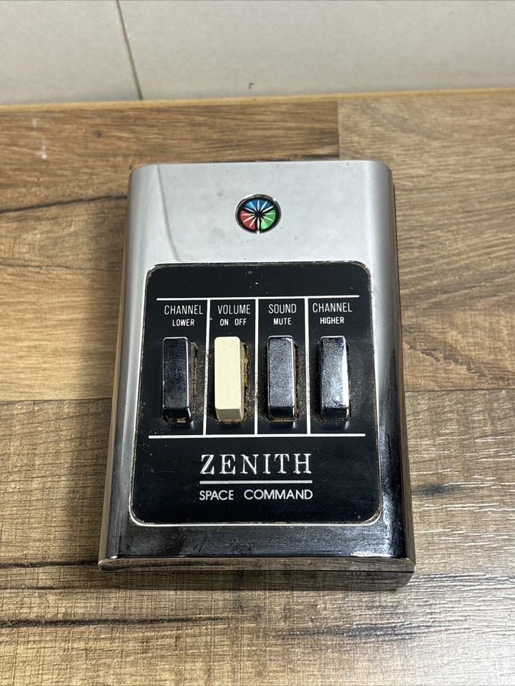 Vintage 1960s Zenith Space Command Four Push Button Retro TV Remote Control