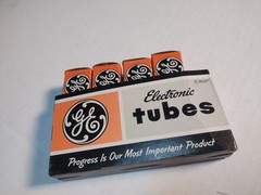 9GV8 Vacuum Tube. Lot of 4 Tubes: GE General Electronic New In Box Vintage NOS