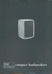 c1973 IMF Compact II Super-Compact Audiophile Speaker Dealer Sales Brochure UK